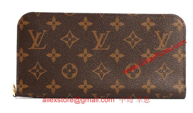 ルイヴィトン モノグラム ポルトフォイユアンソリット 長財布 ダークブラウン M60299 【2011年秋冬新作】